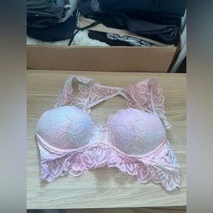 VS | Pink - Cotton Candy Fairy Lace/Date Push Up Bralette